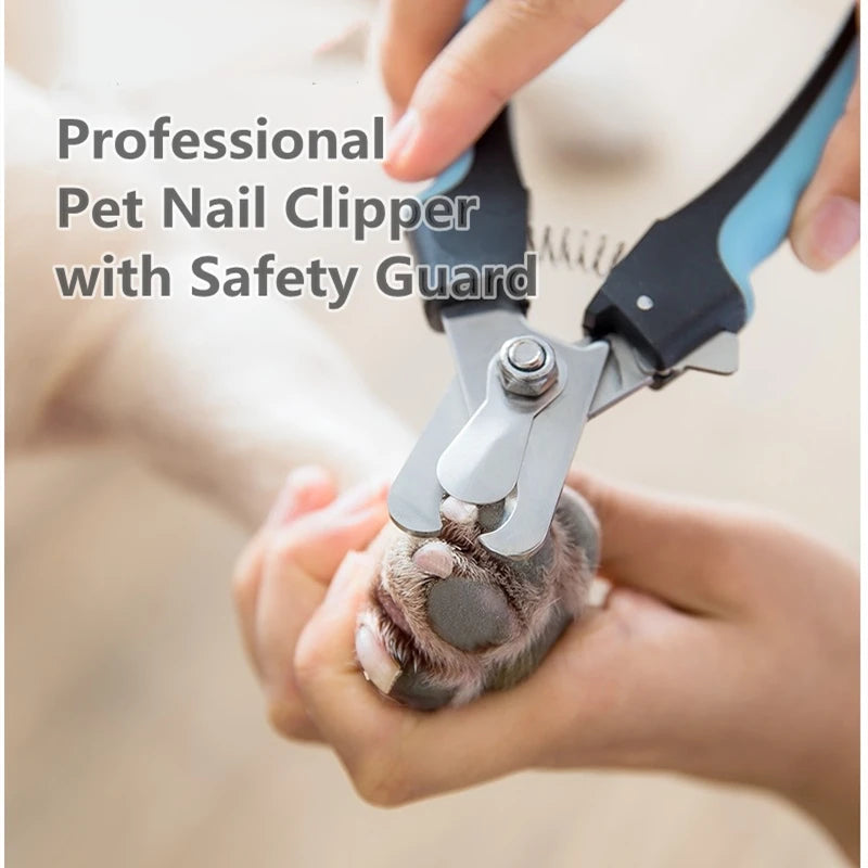 Professional Safety Pet Nail Clipper with Protective Guard