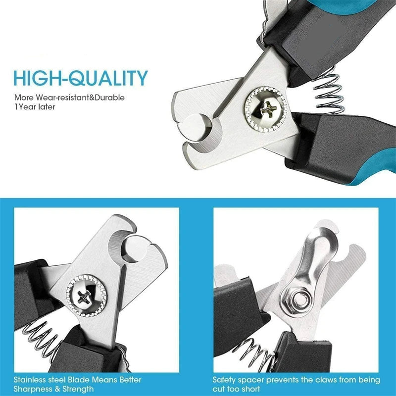 Professional Safety Pet Nail Clipper with Protective Guard