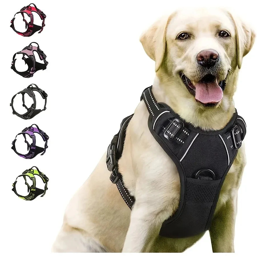 Premium Adjustable Comfort Harness & Leash Set for Dogs