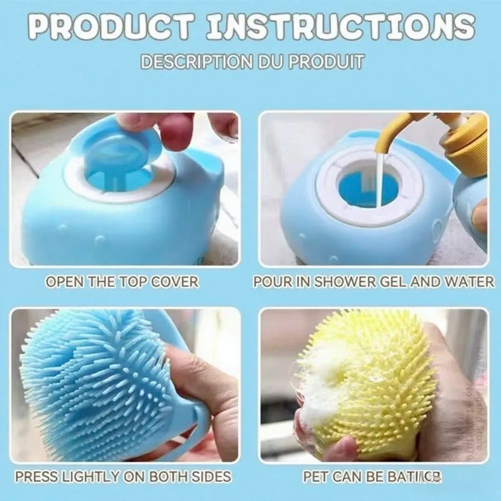 Gentle Deshedding & Massage Grooming Glove