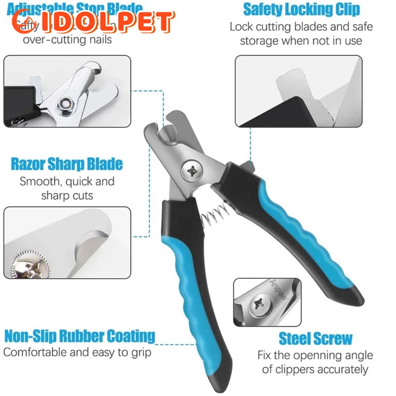 Professional Safety Pet Nail Clipper with Protective Guard