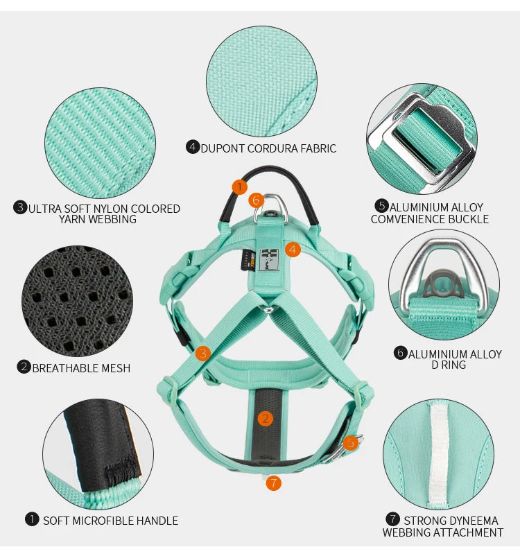Premium Reflective No-Pull Vest Harness for Dogs