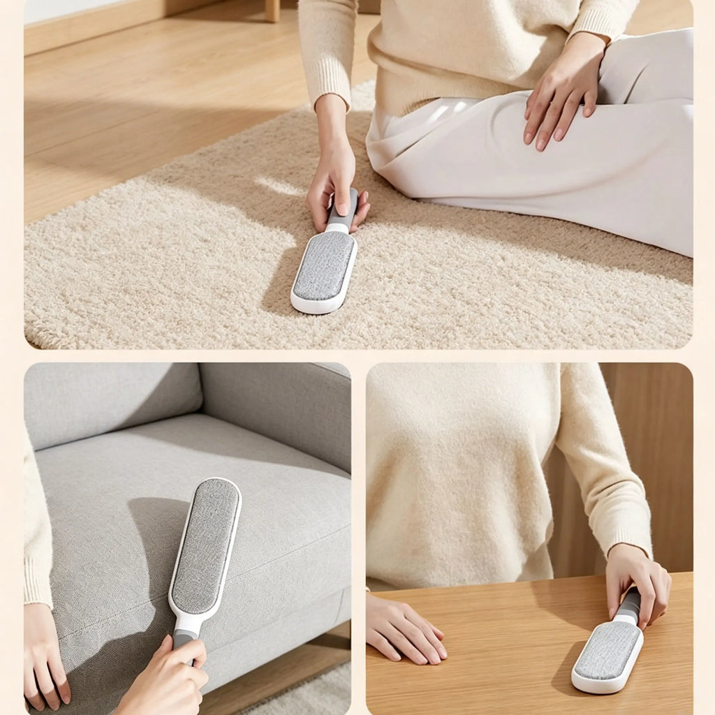 Double-Sided Reusable Pet Hair & Lint Remover