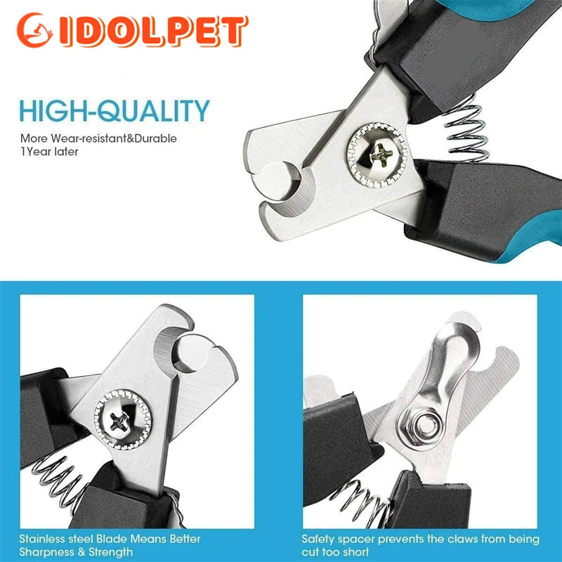Professional Safety Pet Nail Clipper with Protective Guard