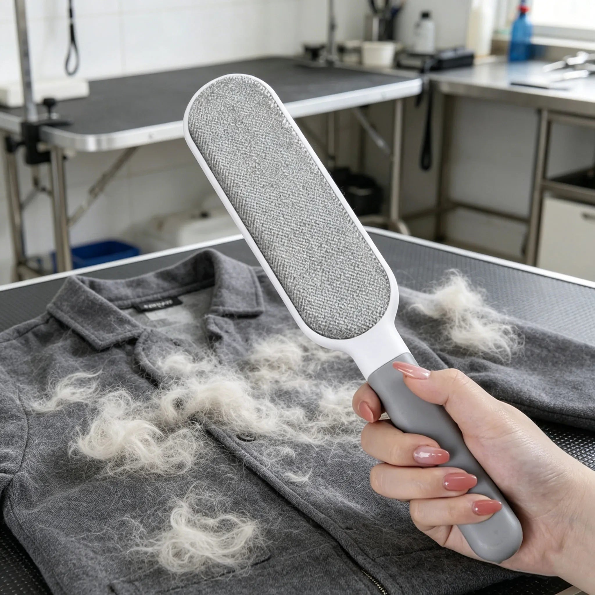 Double-Sided Reusable Pet Hair & Lint Remover
