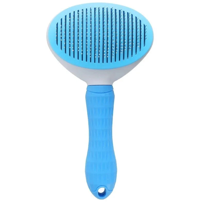 Ergonomic Pet Grooming Comb for Tangle-Free Fur